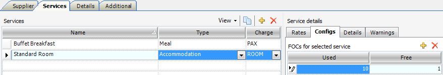 Services - Standard Room